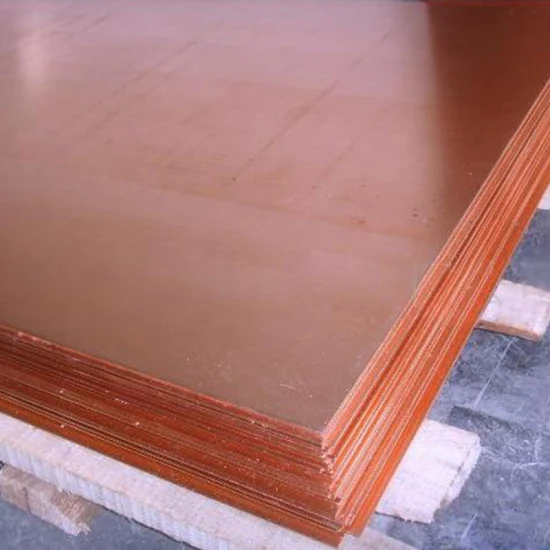 Placa de latón revestida con lámina de cobre laminada de 4 mm de espesor ASTM B36 H63 H65 H68 H70 H80 H85 H90 H96