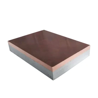 Placa de aluminio revestida de cobre utilizada para la placa bimetálica revestida de cobre a base de aluminio del radiador