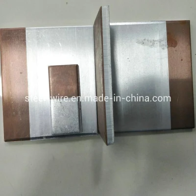 Chapa de acero revestida de cobre y aluminio Placa revestida de unión explosiva