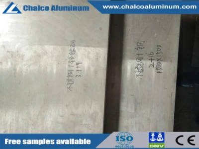 Placa revestida de tres capas bimetálica de titanio-aluminio-titanio